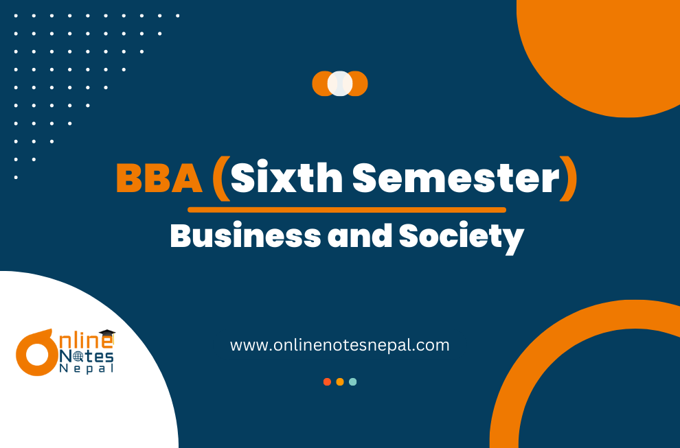 Business and Society- Sixth Semester (BBA) Photo